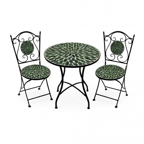 LIOR TABLE & 2 CHAIRS SET