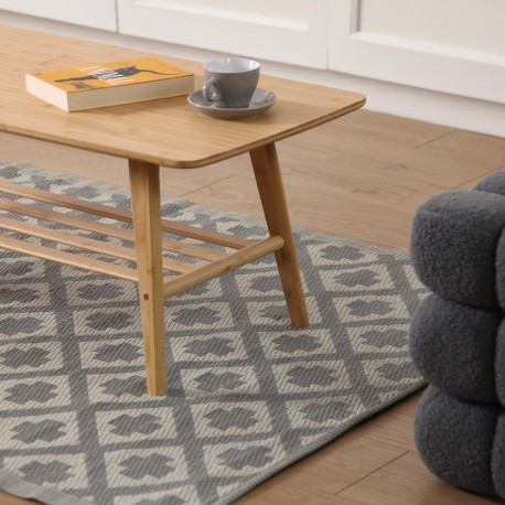 ETHNIC DIAMOND PATTERN RUG 120X180 CM