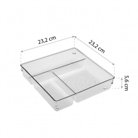 3-COMPARTMENT DRAWER ORGANISER