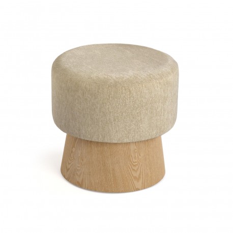 BEIGE POLY STOOL