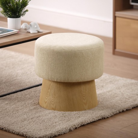 BEIGE POLY STOOL