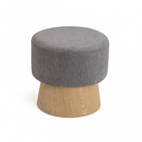 GREY POLY STOOL