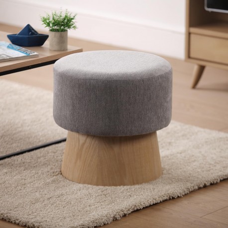 GREY POLY STOOL