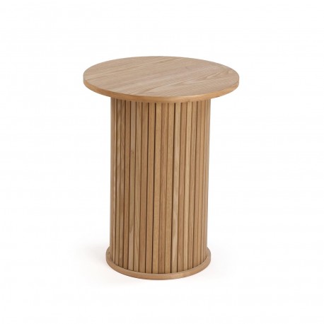 ROUND PINE COFFEE TABLE