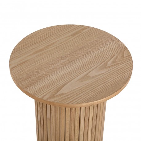 ROUND PINE COFFEE TABLE