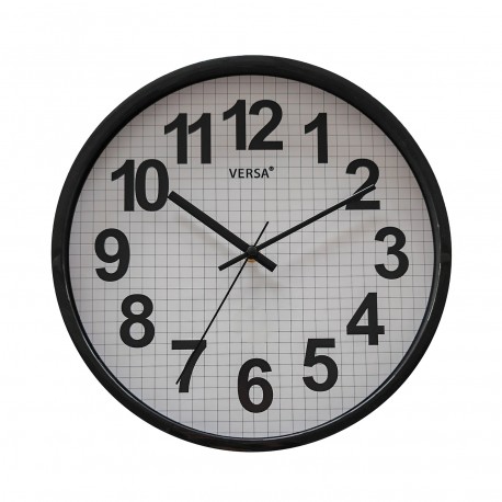 ATLAS WHITE KITCHEN CLOCK 30CM