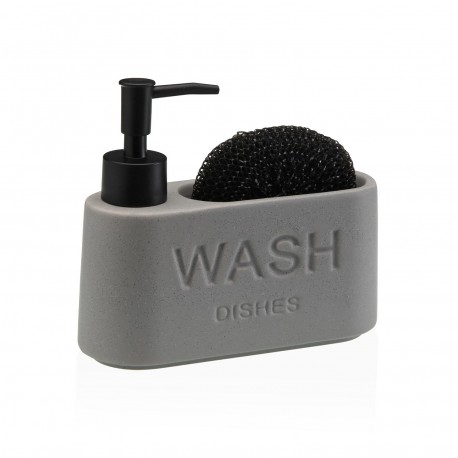 GREY "WASH" SPONGE HOLDER DISPENSER