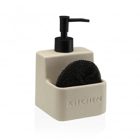 BEIGE "KITCHEN" SPONGE HOLDER DISPENSER