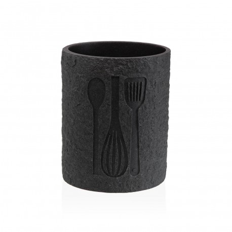 LARGE GREY "VITI" UTENSIL HOLDER