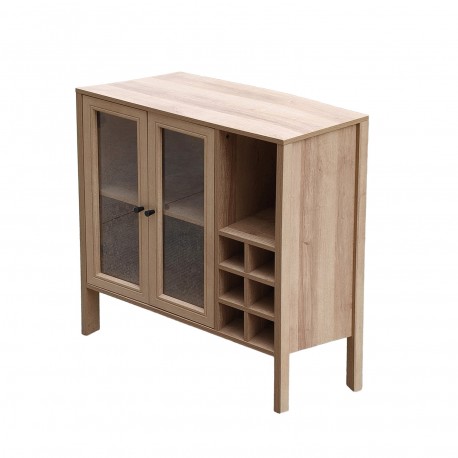 LYDEN 2-DOOR SIDEBOARD WITH WINE RACK