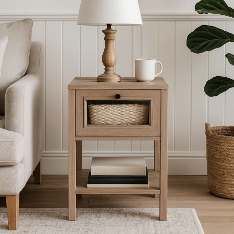 LYDEN 1-DRAWER BEDSIDE TABLE