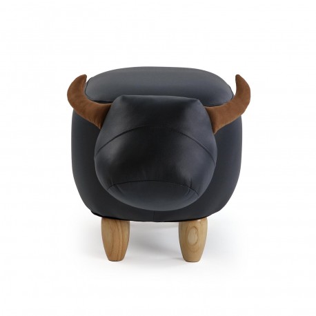 BLACK BULL POUFFE