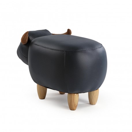 BLACK BULL POUFFE