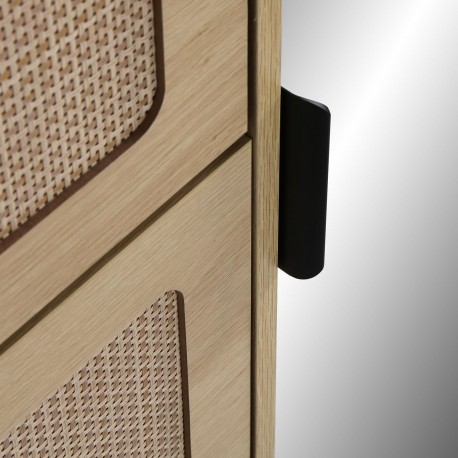 SHOE CABINET 3 DOORS WITH MIRROR CABINET
