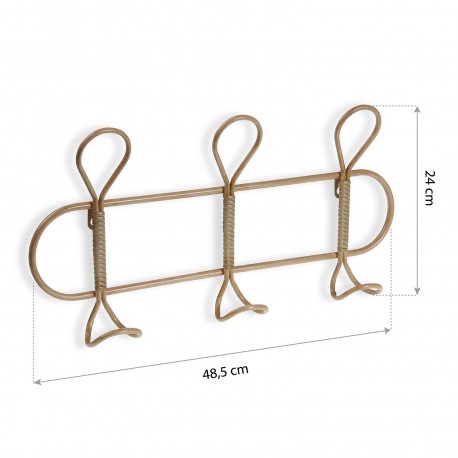 METAL RACK WITH 3 HANGERS