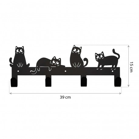 KIBU BLACK CAT COAT RACK
