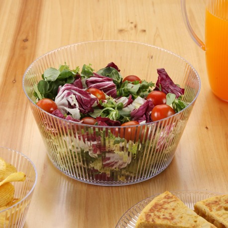TRANSPARENT SALAD BOWL