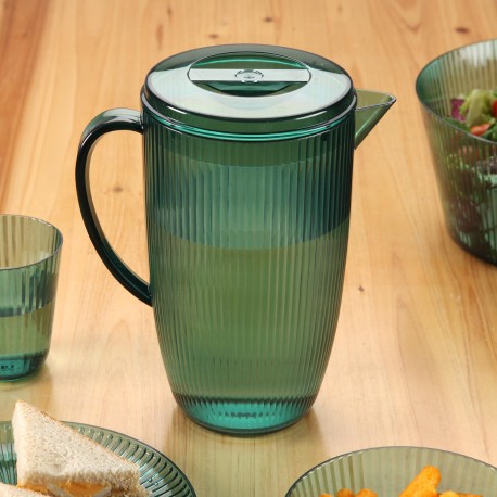 GREEN TRANSPARENT JUG