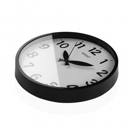 ECLIPSE BLACK KITCHEN CLOCK 30CM