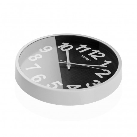 ATLAS BLACK KITCHEN CLOCK 30CM