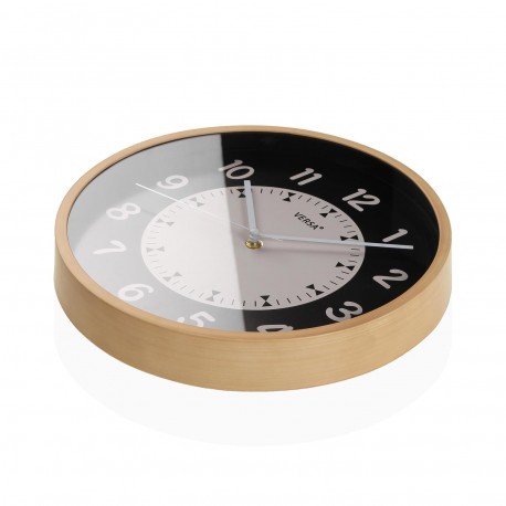 VINTAGE BLACK KITCHEN CLOCK 30CM
