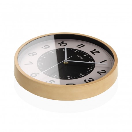 VINTAGE WHITE KITCHEN CLOCK 30CM