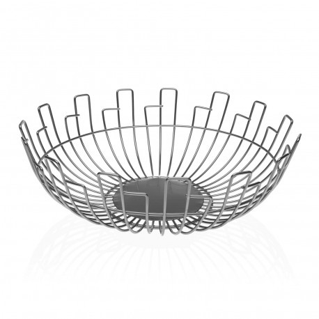 CHROME FRUIT BOWL