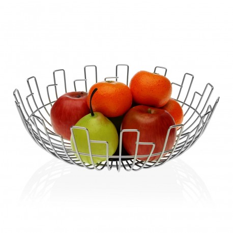 CHROME FRUIT BOWL