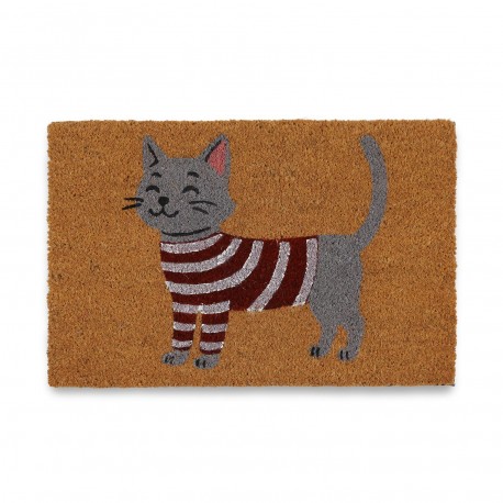 STRIPED JUMPER CAT DOORMAT