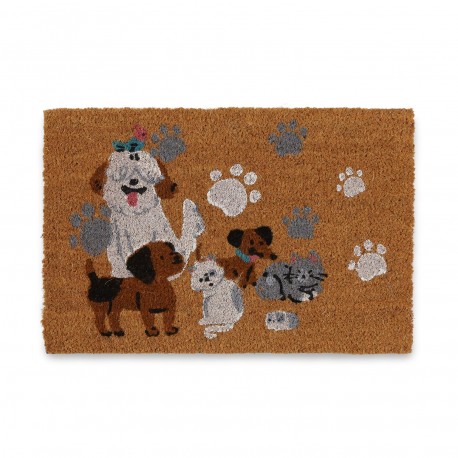 FAMILY CATS & DOGS DOORMAT