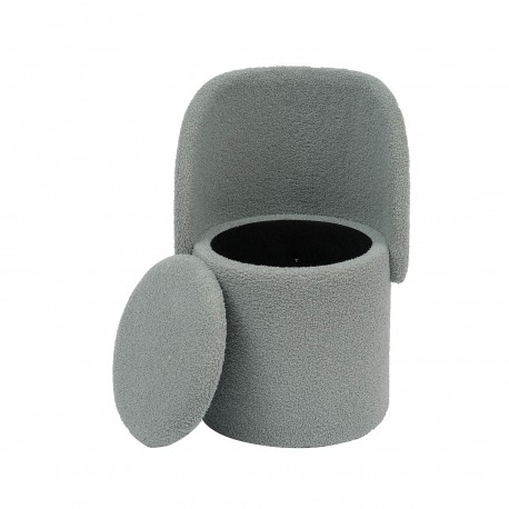 GREY STORAGE SEAT
