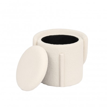 BEIGE STORAGE SEAT