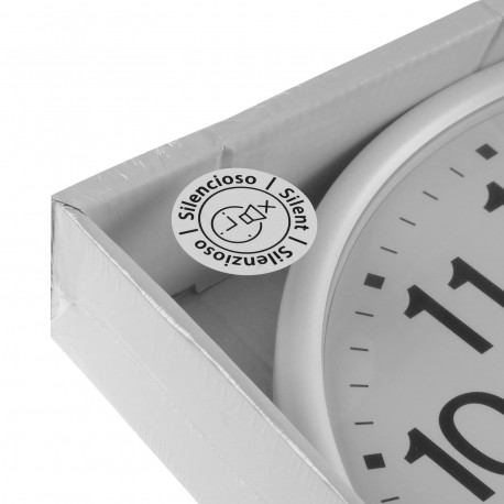 WHITE GIA WALL CLOCK 26CM