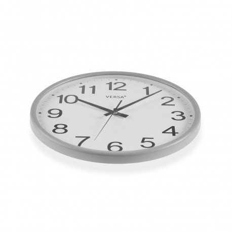 GREY GIA WALL CLOCK 26CM