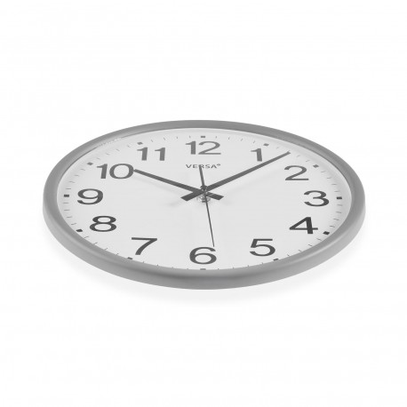 GREY GIA WALL CLOCK 31CM