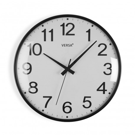 BLACK GIA WALL CLOCK 35CM