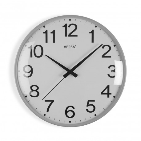 GREY GIA WALL CLOCK 35CM
