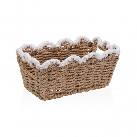 WOVEN BASKET WHITE EDGE