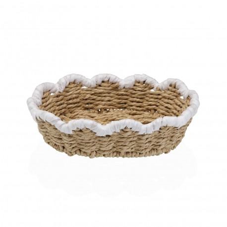 WOVEN BASKET WHITE EDGE
