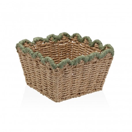WOVEN BASKET GREEN EDGE