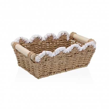 WOVEN BASKET WHITE EDGE