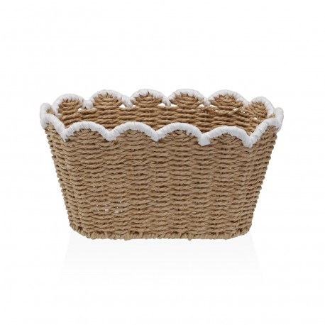 WOVEN BASKET WHITE EDGE