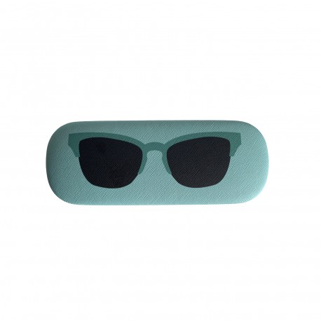 GREEN GLASSES CASE