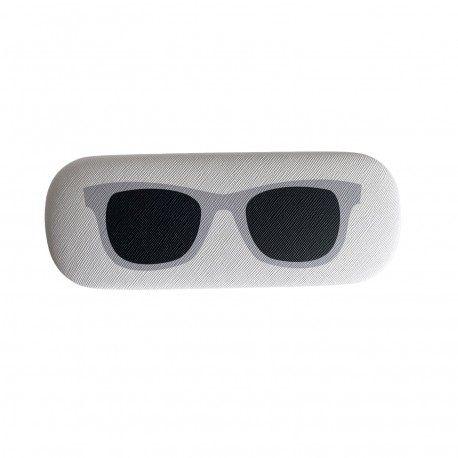 WHITE GLASSES CASE