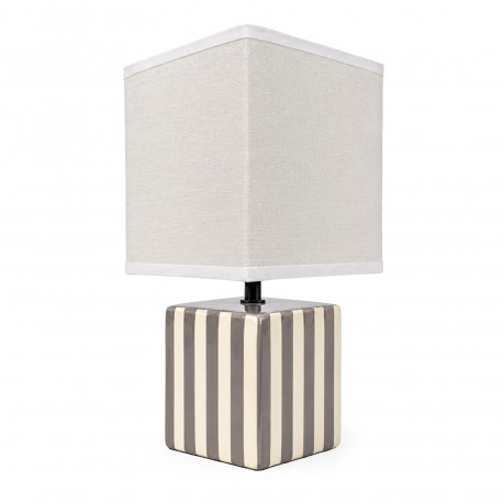 GREY STRIPED LAMP