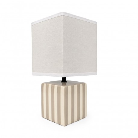 BEIGE STRIPED LAMP