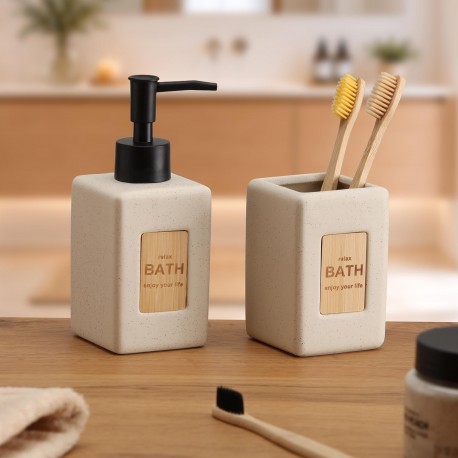 DORA BEIGE TOOTHBRUSH HOLDER