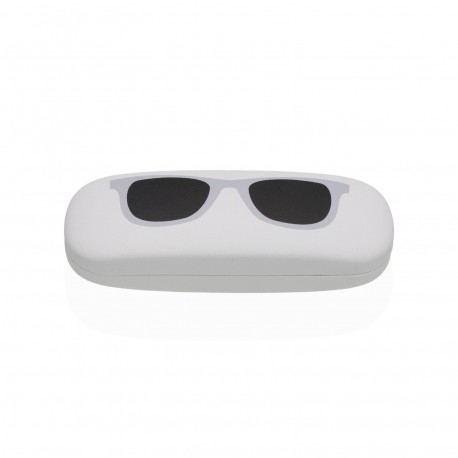 WHITE GLASSES CASE