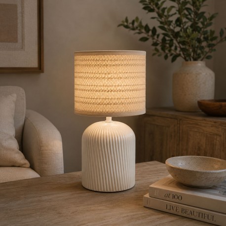 WHITE "ARIA" LAMP
