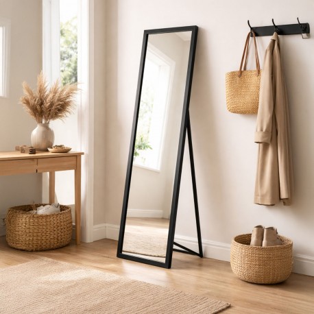 BLACK STANDING MIRROR